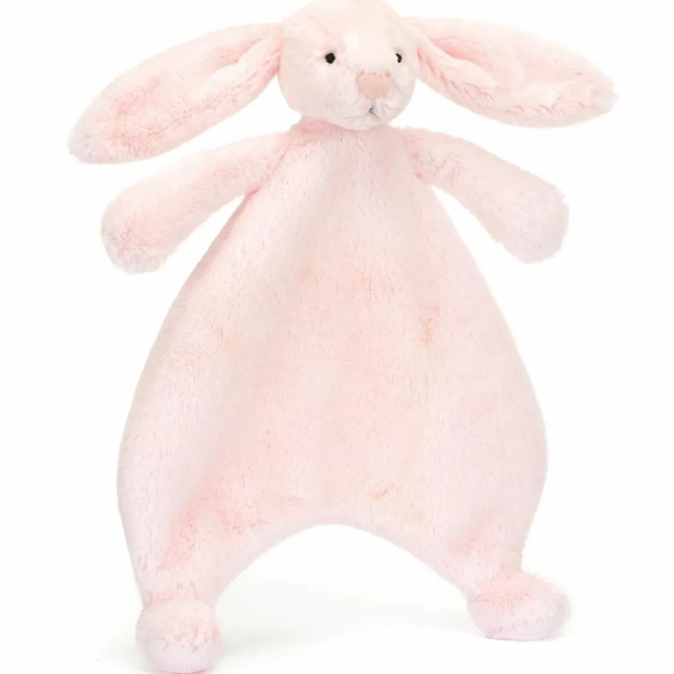 Doudou plat Lapin Rose