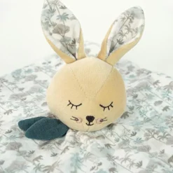 Doudou plat Lapin Serengueti