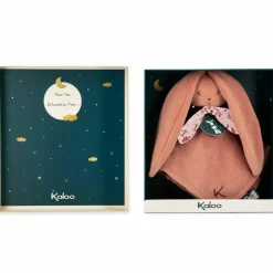 Doudou plat Lapinoo terracotta