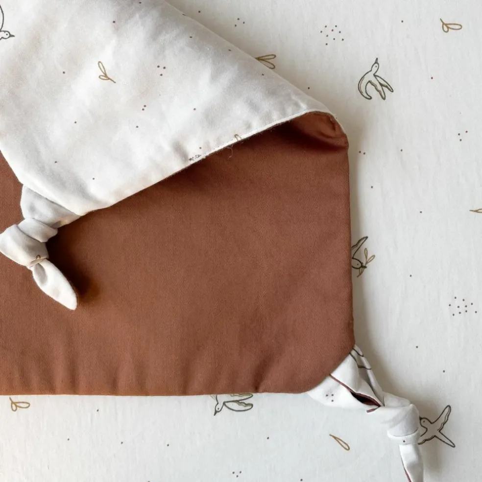 Doudou plat L'Envolée Terracotta