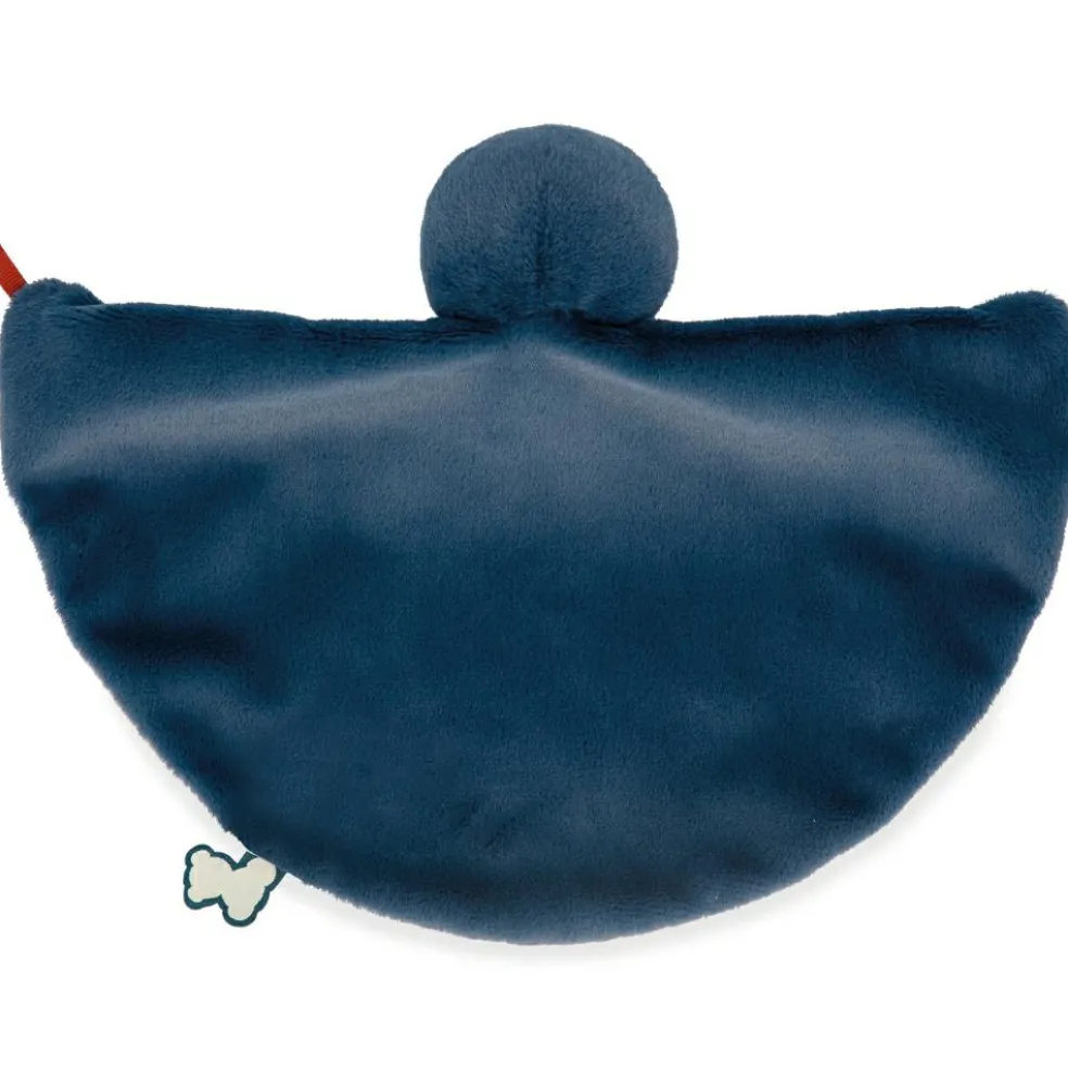 Doudou plat Manchot bleu