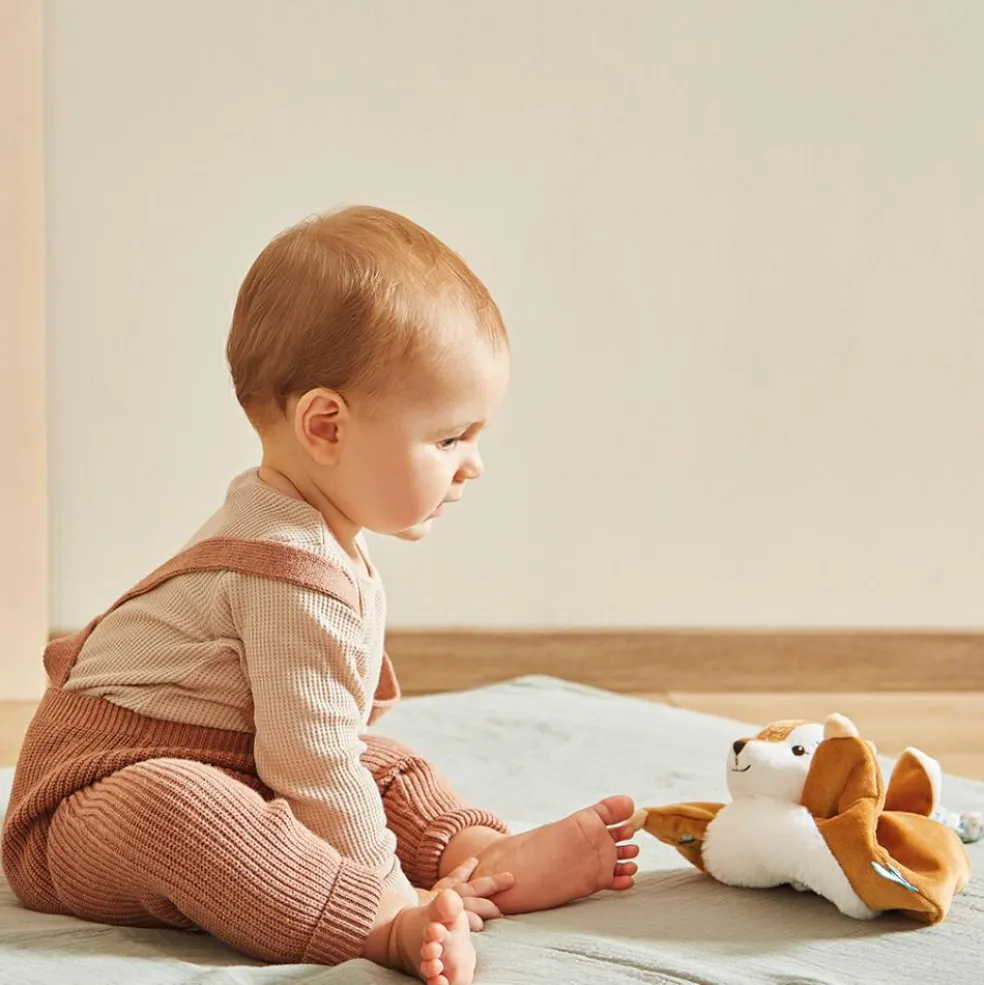 Doudou plat Nathan le faon