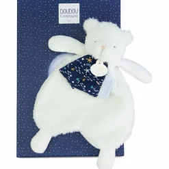 Doudou plat ours luminescent Clair de Lune (26 cm)