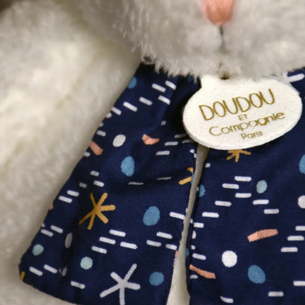 Doudou plat ours luminescent Clair de Lune (26 cm)