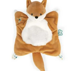Doudou plat renard Léonard Les Fripons