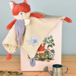 Doudou plat Romarin Le Renard (27 cm)