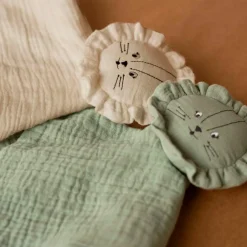 Doudou plat Tam Tam Lion Sable