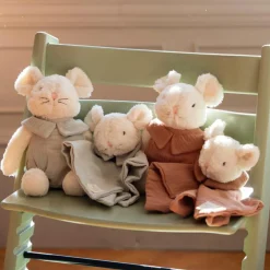 Doudou Souris Poppy Mousse