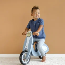 Draisienne scooter en bois blue