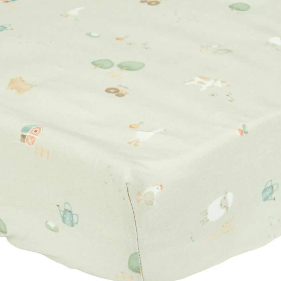 Drap housse berceau Little Farm (40 x 80 cm)