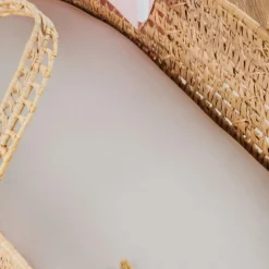 Drap housse de berceau en coton bio Naturel (50 x 83 cm)