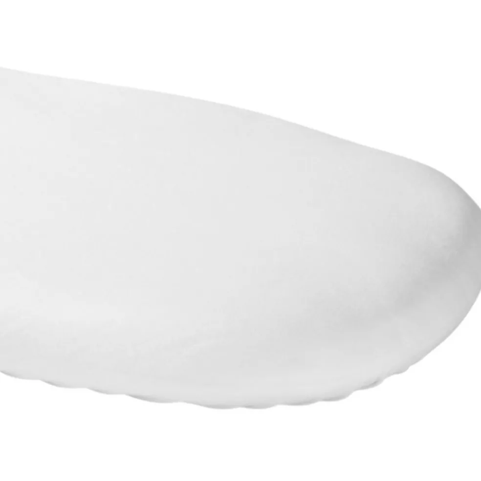 Drap housse de berceau en coton bio Blanc (30 x 76 cm)