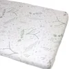 Drap housse en coton bio Yukari Tilleul (50 x 83 cm)
