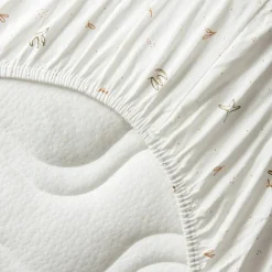 Drap housse en coton bio L'Envolée (50 x 83 cm)