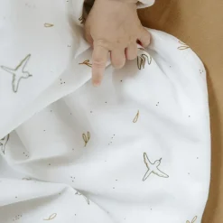 Drap housse en coton bio L'Envolée (50 x 83 cm)