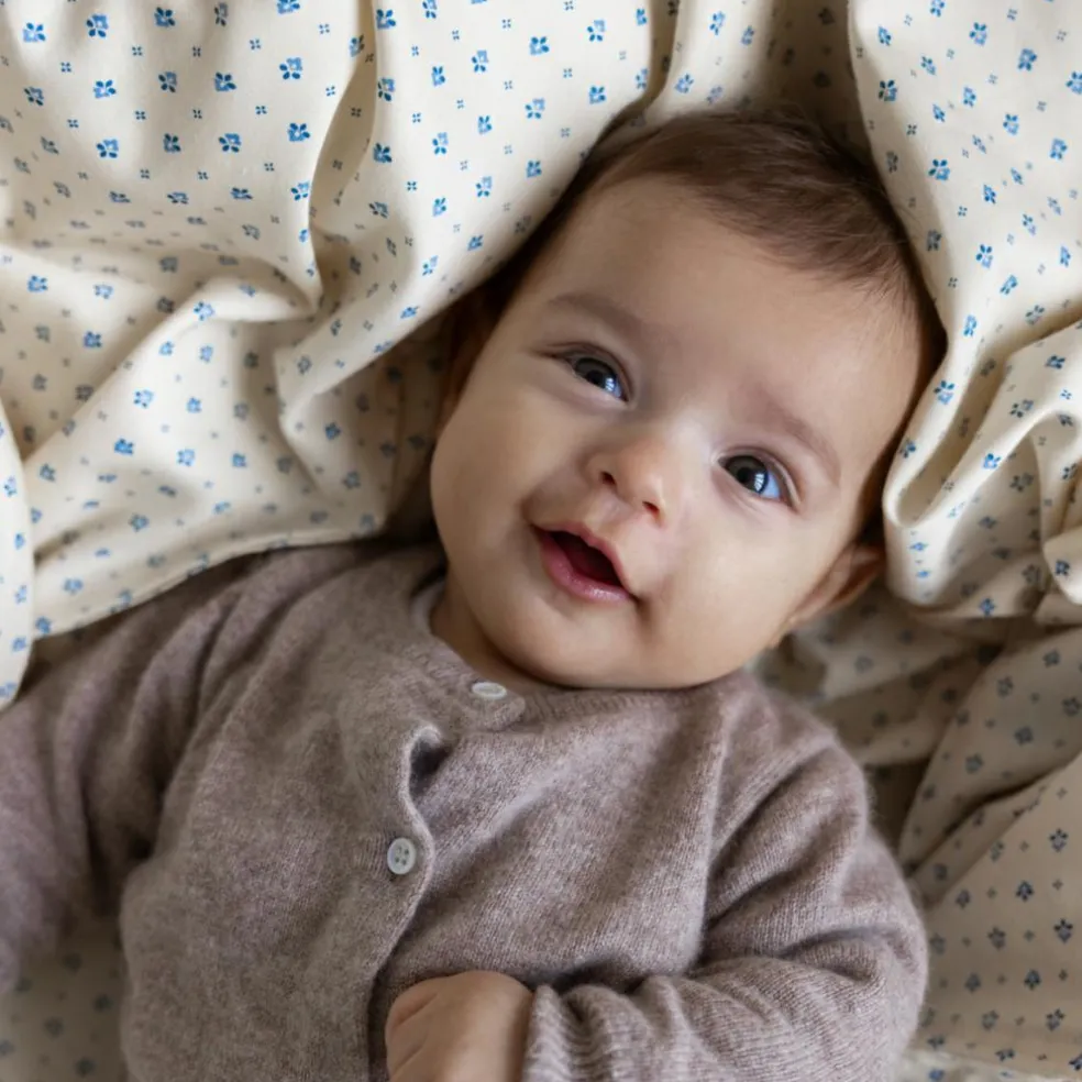 Drap housse en coton bio Capri (60 x 120 cm)