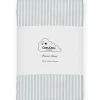 Drap housse en coton bio Classic Stripes Blue (60 x 120 cm)