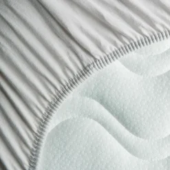 Drap housse en coton bio Naturel (60 x 120 cm)