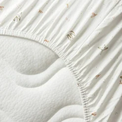 Drap housse en coton bio L'Envolée (60 x 120 cm)