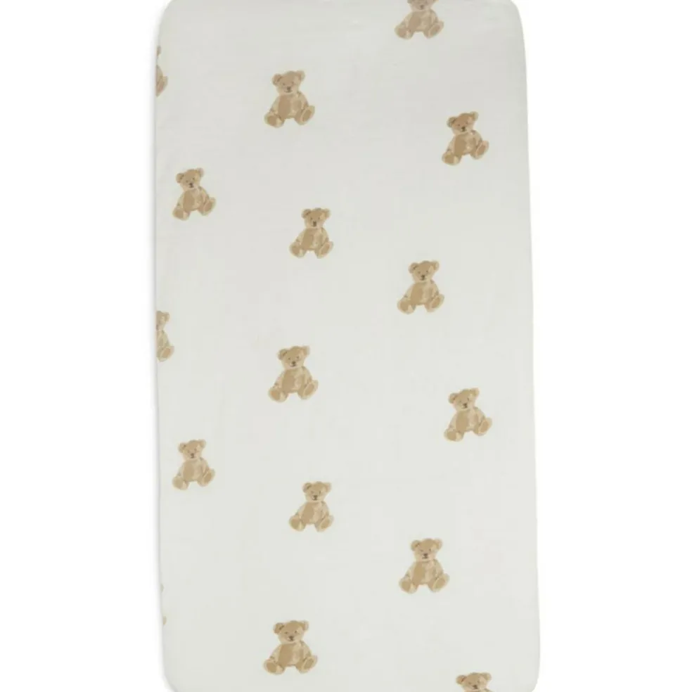 Drap housse en coton ours Teddy Bear (60 x 120 cm)