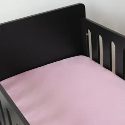 Drap housse en coton Rose (60 x 120 cm)