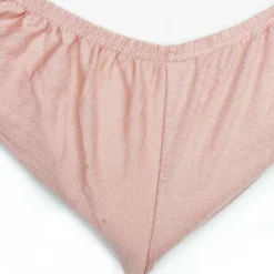 Drap housse en coton vieux rose (60 x 120 cm)