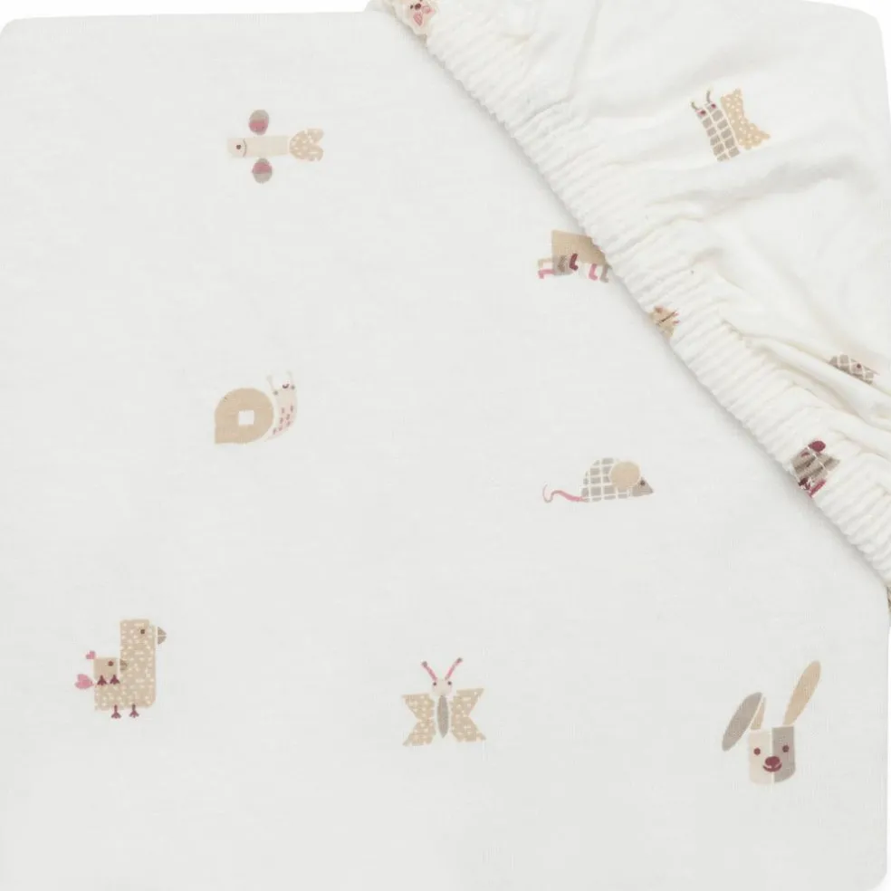 Drap housse en jersey Animal Friends (60 x 120 cm)