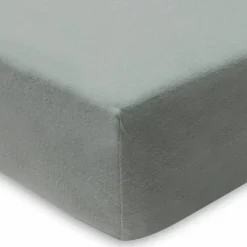 Drap housse en jersey Ash Green (70 x 140 cm)