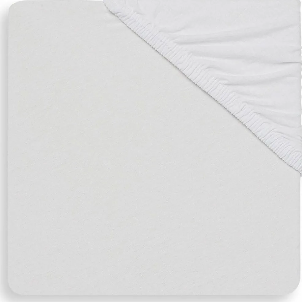 Drap housse en jersey Blanc (60 x 120 cm)