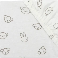 Drap housse en jersey Miffy and Friends (60 x 120 cm)