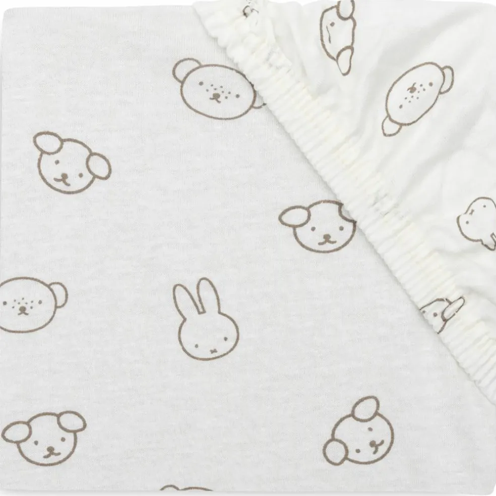 Drap housse en jersey Miffy and Friends (40 x 80 cm)