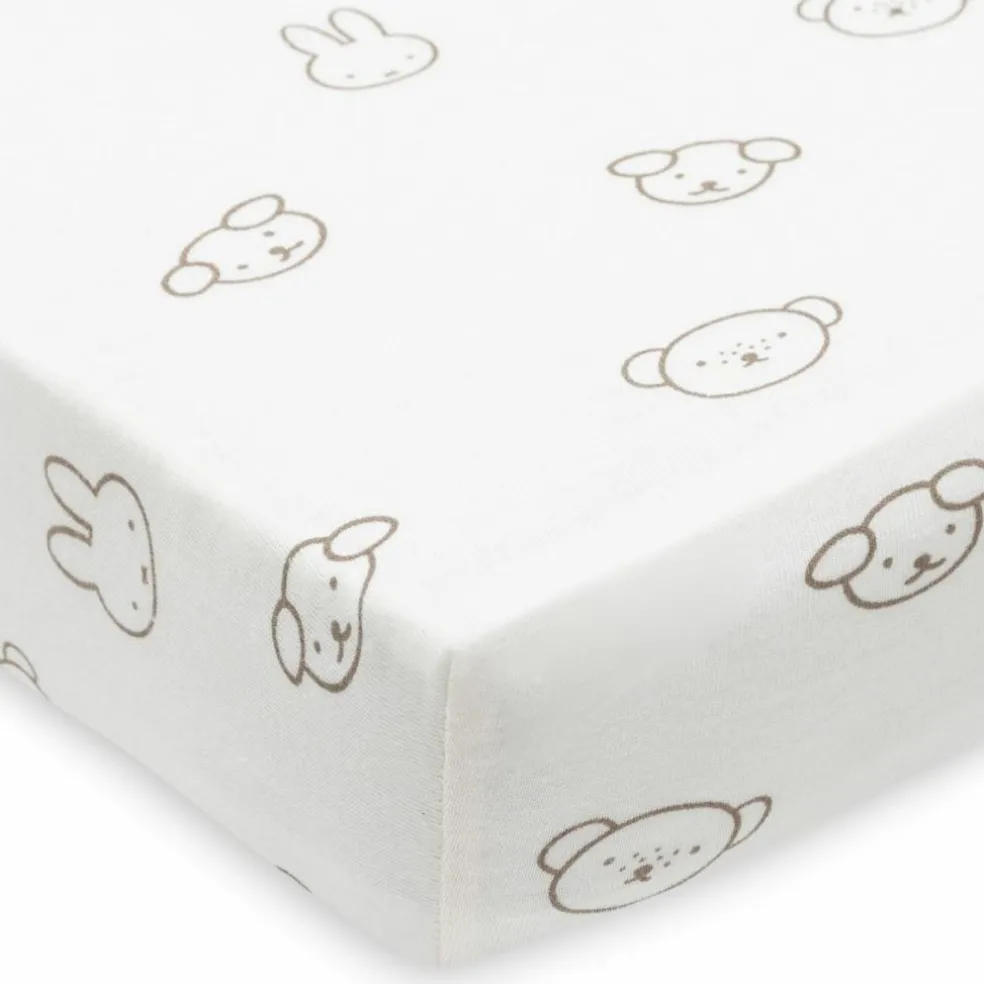Drap housse en jersey Miffy and Friends (40 x 80 cm)
