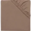 Drap housse en jersey Milky Coffee (60 x 120 cm)