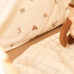 Drap housse en jersey Milky Coffee (60 x 120 cm)