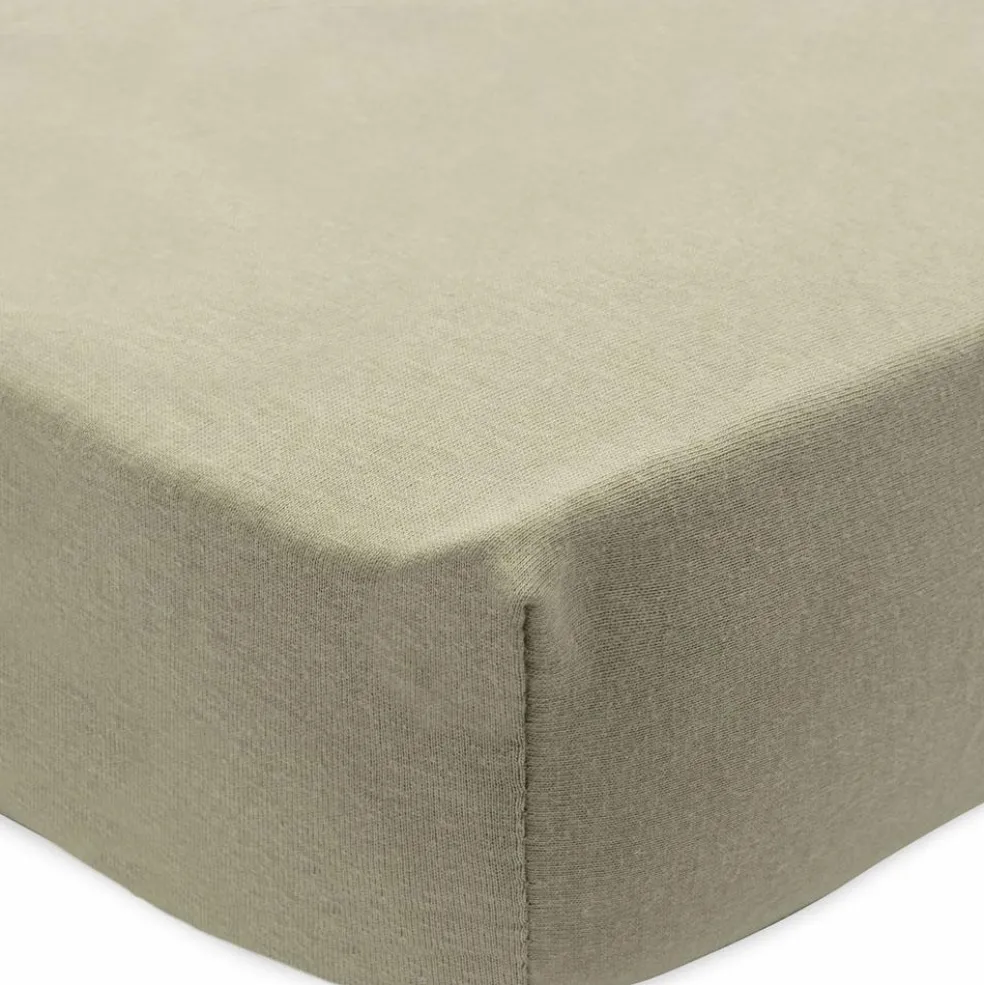 Drap housse en jersey Olive Green (40 x 80 cm)