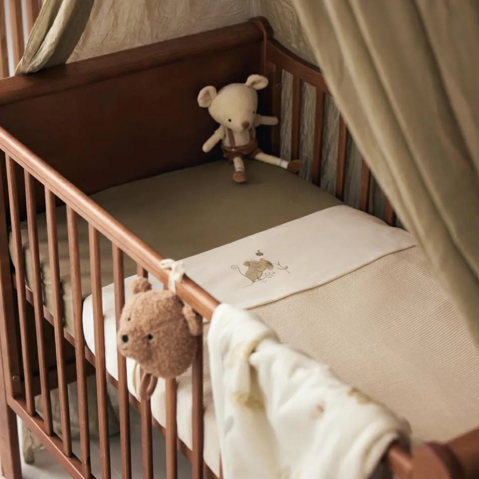 Drap housse en jersey Olive Green (40 x 80 cm)