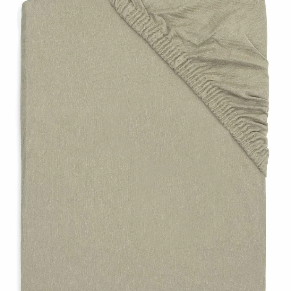 Drap housse en jersey Olive Green (60 x 120 cm)