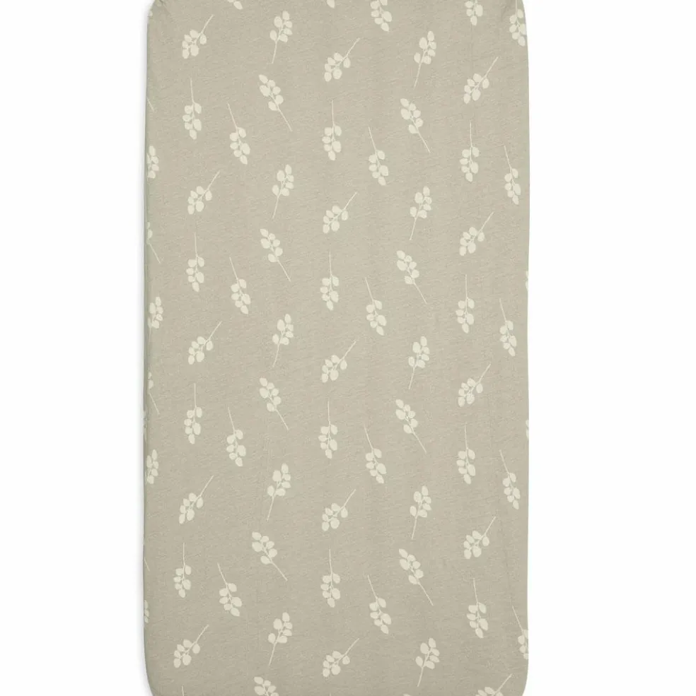 Drap housse en jersey Twig Olive Green (70 x 140 cm)