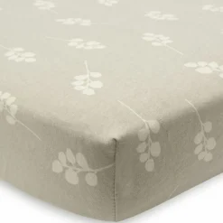 Drap housse en jersey Twig Olive Green (70 x 140 cm)