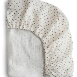 Drap housse en mousseline de coton Bloom (100 x 40 cm)