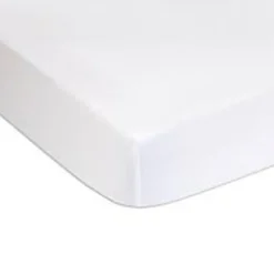 Drap housse jersey blanc (50 x 100 cm)