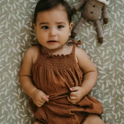 Drap housse Leaves (60 x 120 cm)