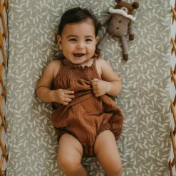 Drap housse Leaves (60 x 120 cm)