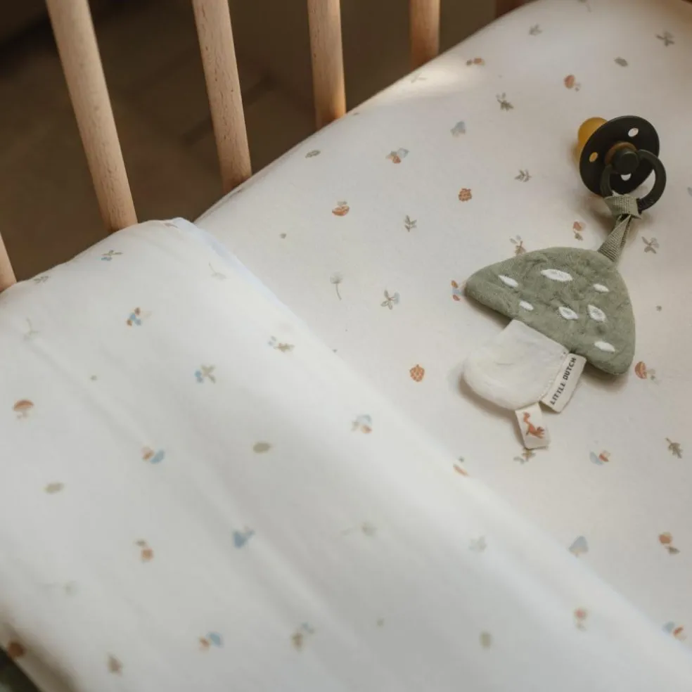 Drap housse lit bébé Forest Treasures (60 x 120 cm)