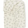 Drap housse Olive Bloom (60 x 120 cm)