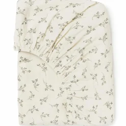 Drap housse Olive Bloom (60 x 120 cm)