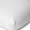 Drap housse pour berceau cododo en coton bio blanc (90 x 50 cm)