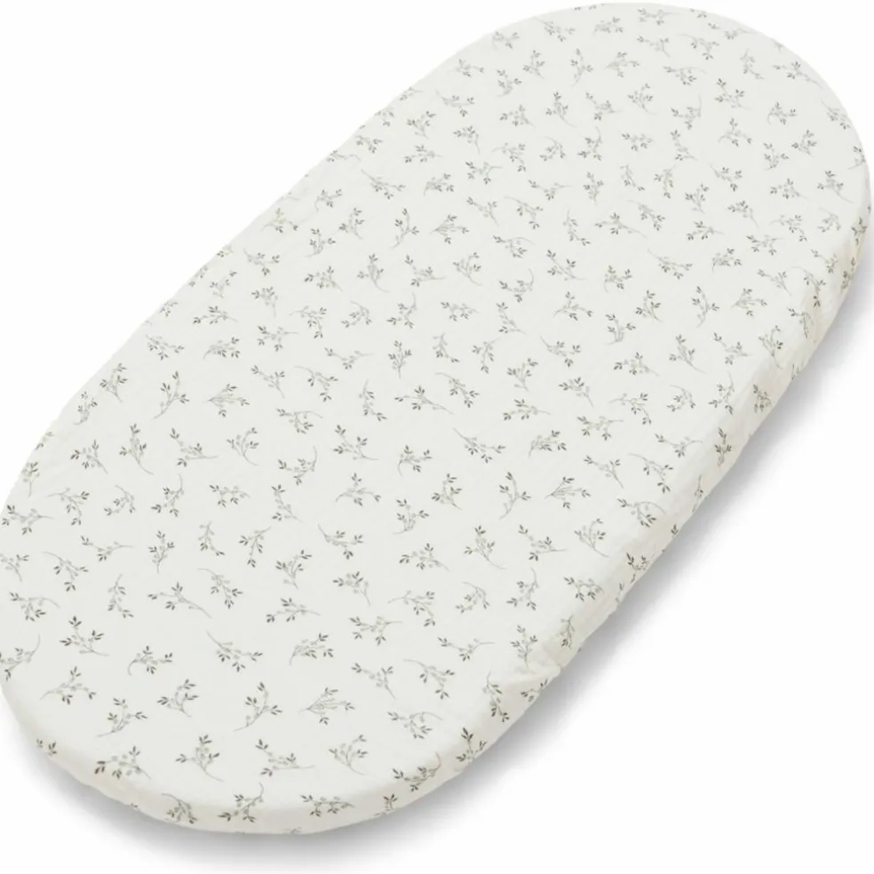 Drap housse pour couffin Olive Bloom (75 x 30 cm)