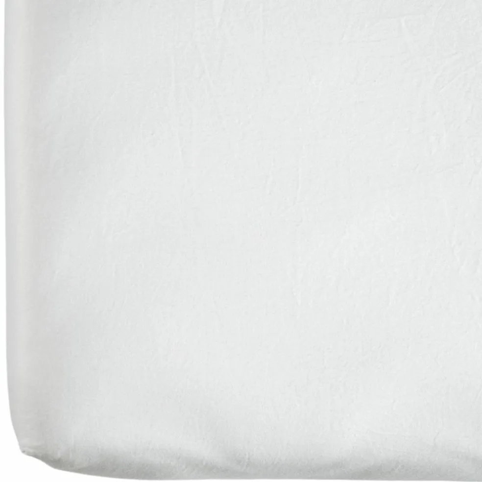 Drap housse pur coton Blanc (70 x 140 cm)