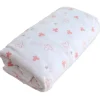 Drap housse rose Lapinou (70 x 140 cm)